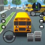school bus simulator driving